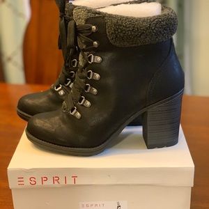 Brand new Womens Esprit Heather Speed Lace Booties